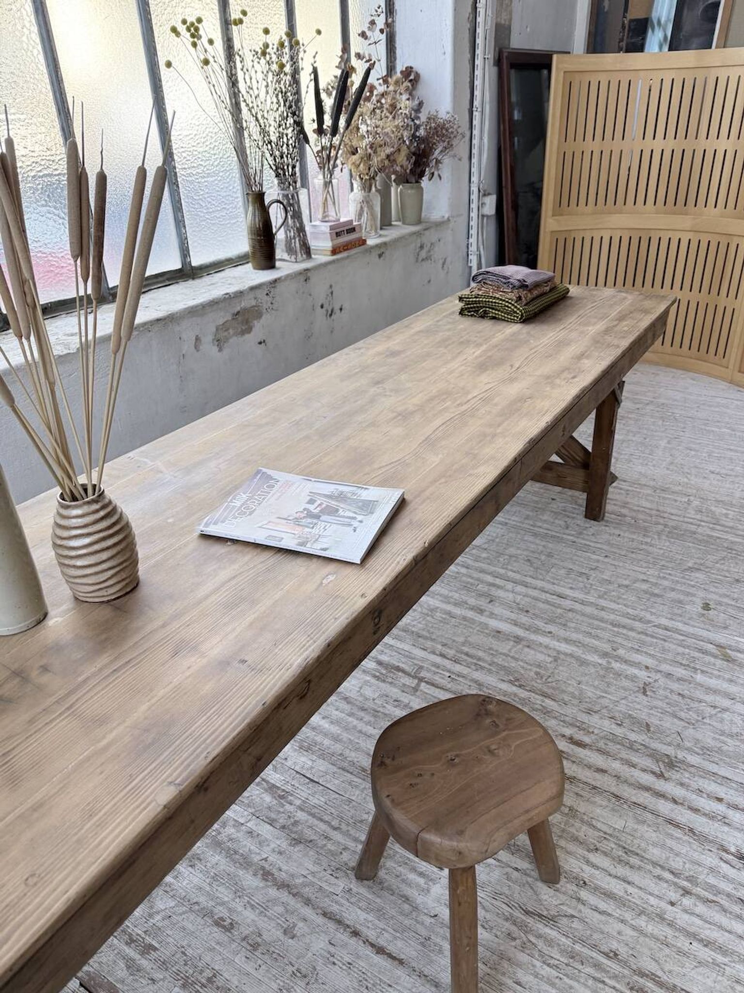 1950 XL folding farmhouse table in pine