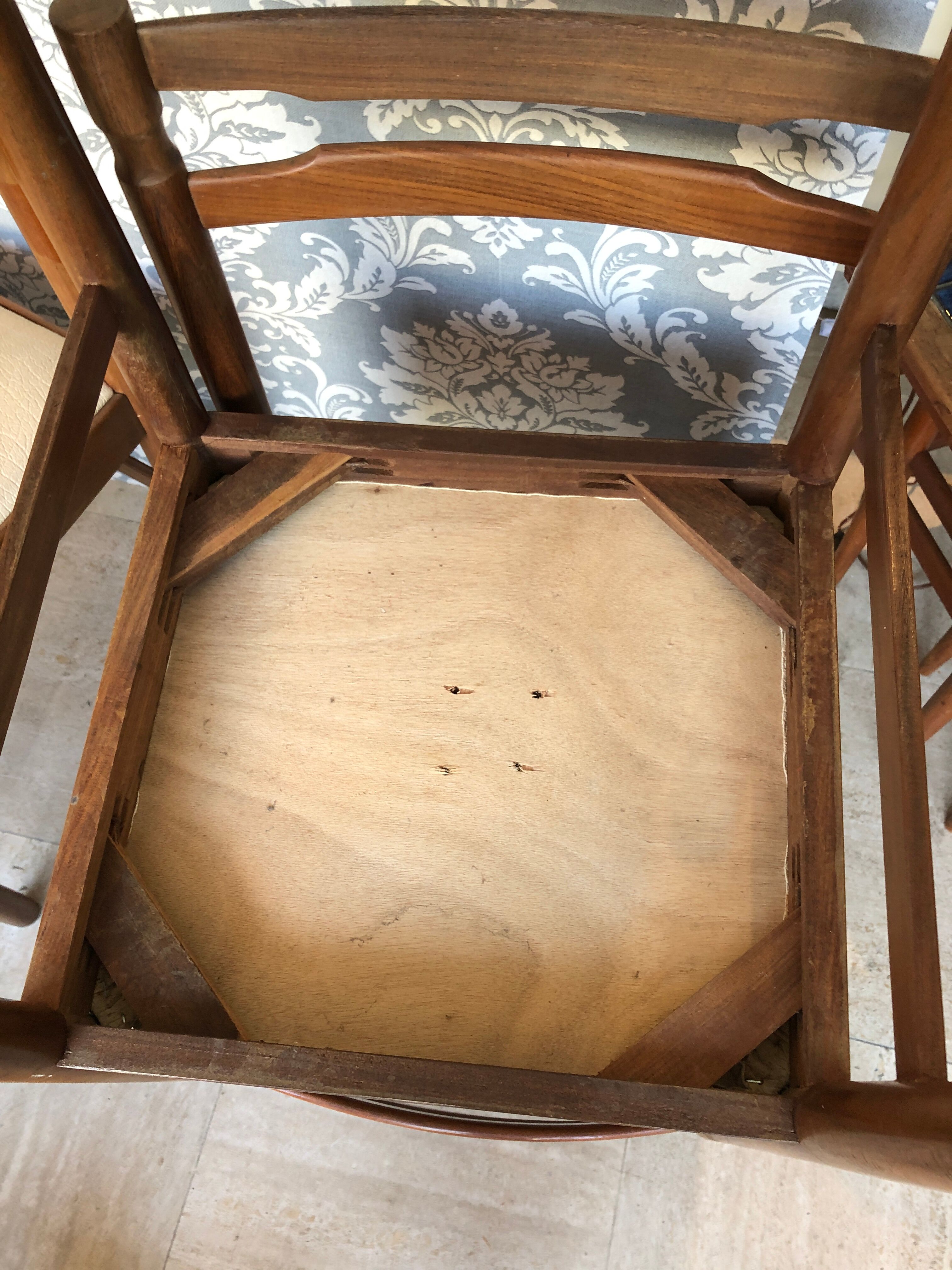 4 Scandinavian teak chairs, 1960