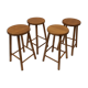 Série de quatre tabourets hauts