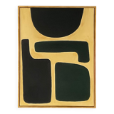 Abstract oil painting on canvas