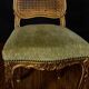 Set of 4 Louis XV style gilded chairs – Musician chair style
