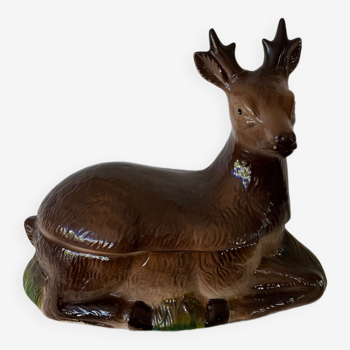 Terrine box zoomorphic deer Michel Caugant