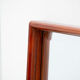 Scandinavian rectangular teak mirror, 1960