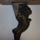 Console en marbre sur pieds lions