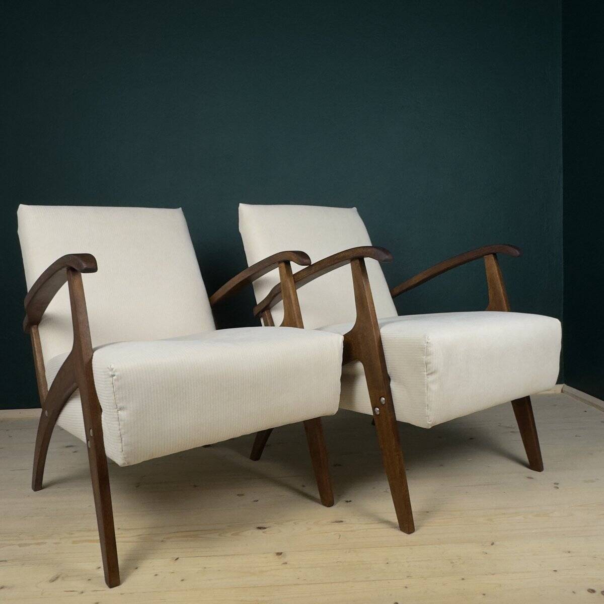 Mid-century armchairs, Yugoslavia, 1970s, set of 2