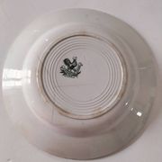 Antique plate Faïencerie Saint-Amandinoise model Muguet from the 1900s