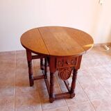 English folding gateleg table