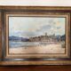 Old oil on canvas painting School of Rouen Cannes Marcel Cramoysan XX
