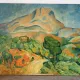 Route of the St Victoire Mountain, oil on canvas