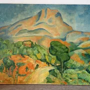 Route of the St Victoire Mountain, oil on canvas