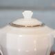 Art Deco porcelain teapot and its sugar bowl, porcelain coffee pot, kitchen.