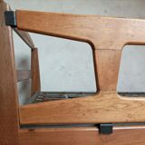 Stackable twin beds with storage chests