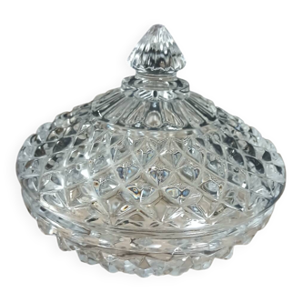 Antique crystal sugar bowl from Arques