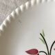 Porcelain dessert plates, Luneville Badonviller, tulip decor