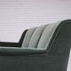 1960s, Danish 3-seater sofa, original turquoise-green furniture velour.