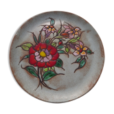 Vallauris enamelled plate