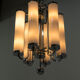 Bauhaus chrome-plated tubular chandelier, 1930s