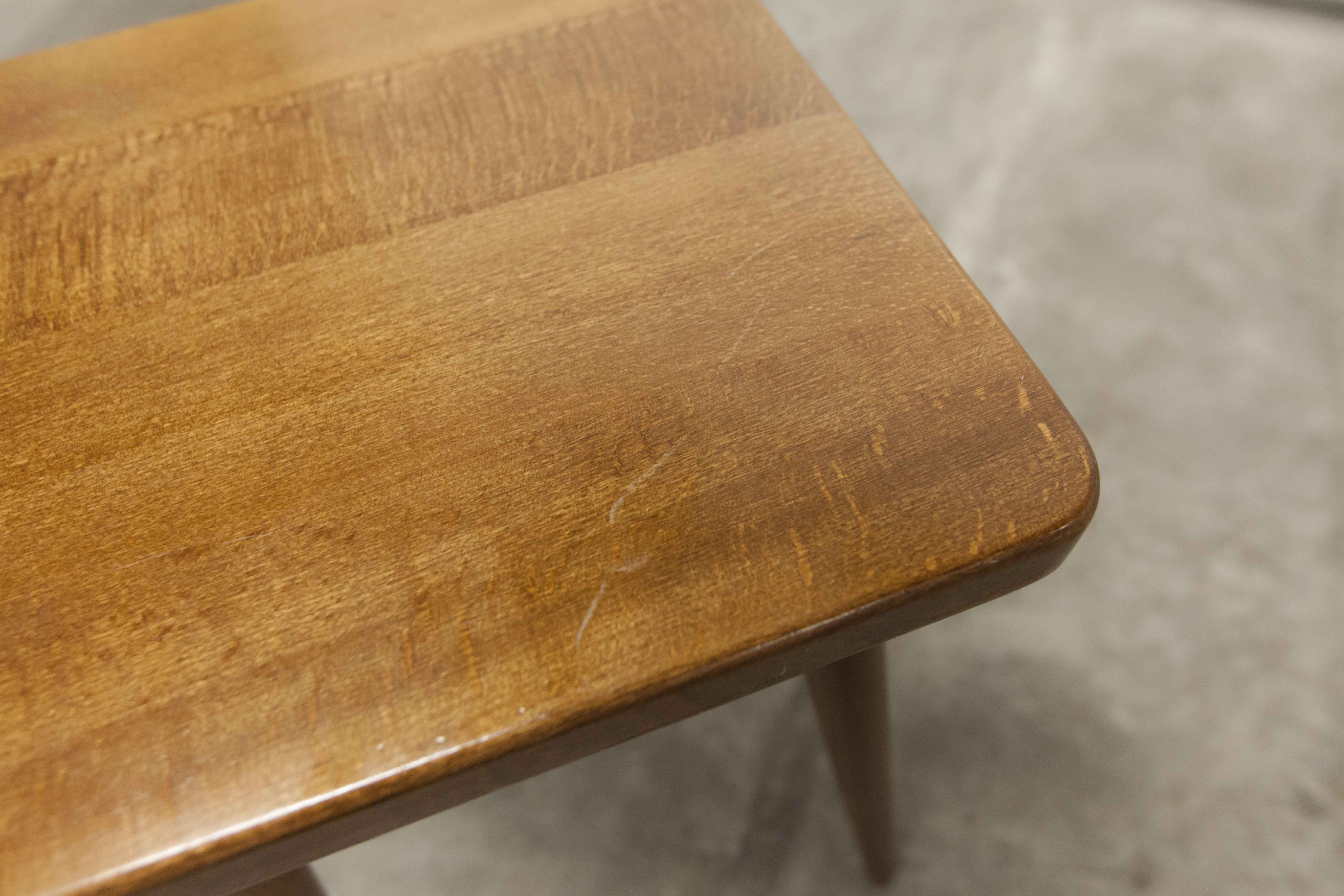 Scandinavian beech square 1960