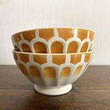 Antique Digoin Sarreguemines bowls from the 50s