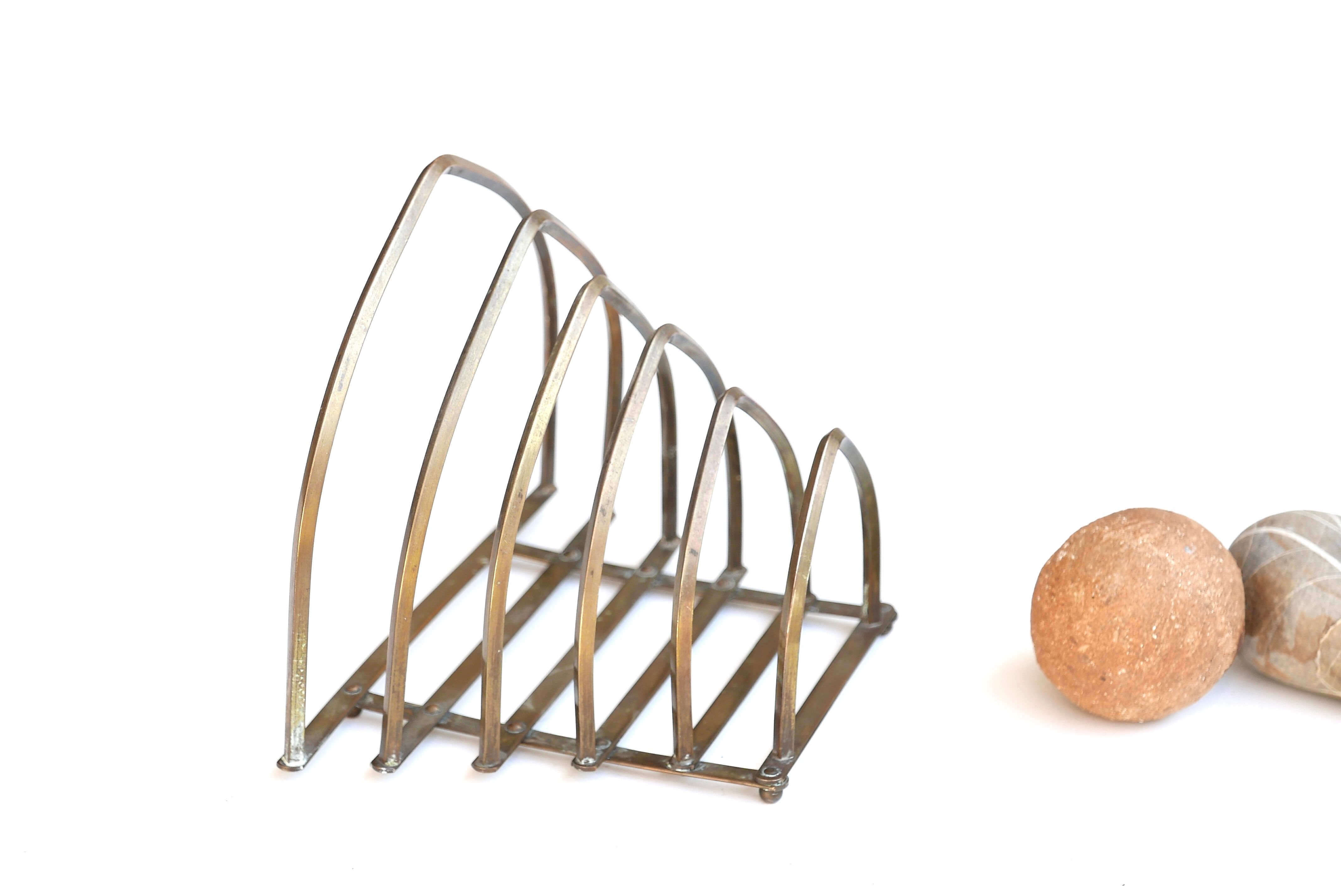 Mail holder Ges Gesch in brass, from the 70s