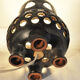 Lamp quadripode earthen terracotta of the sixties