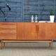 Enfilade en teck blond par McIntosh