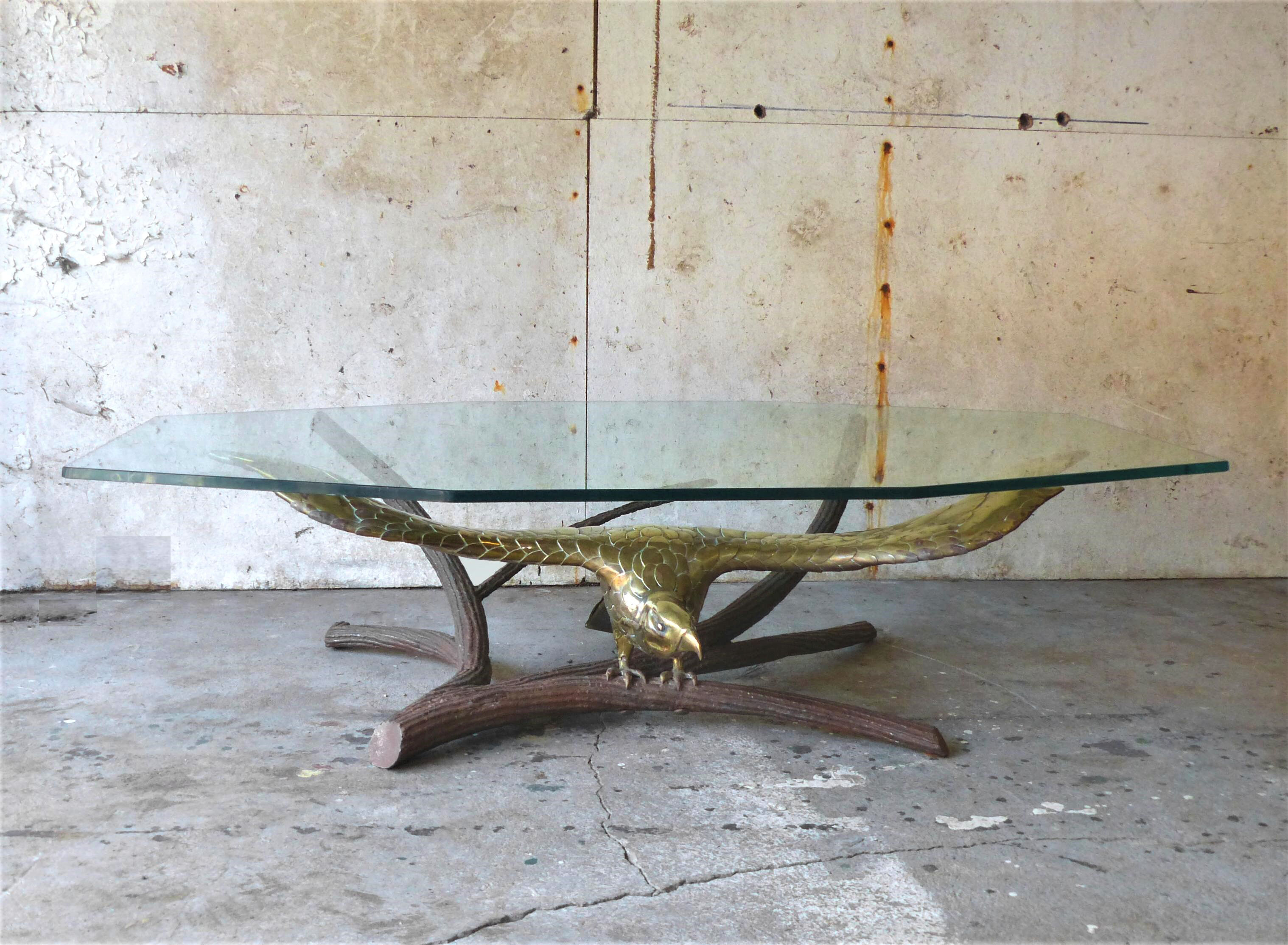Eagle Brutalist Coffee Table Alain Chervet Selency