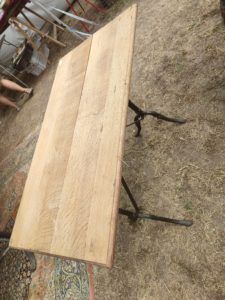 Oak bistro table