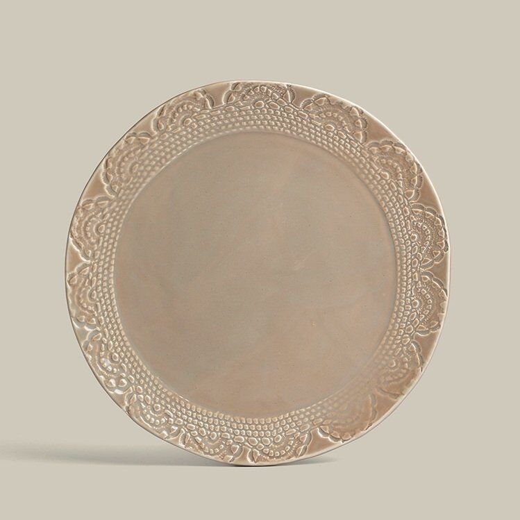 Blanca Glossy Grège L - Set of 4