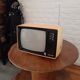 Télévision vintage minivox jaune