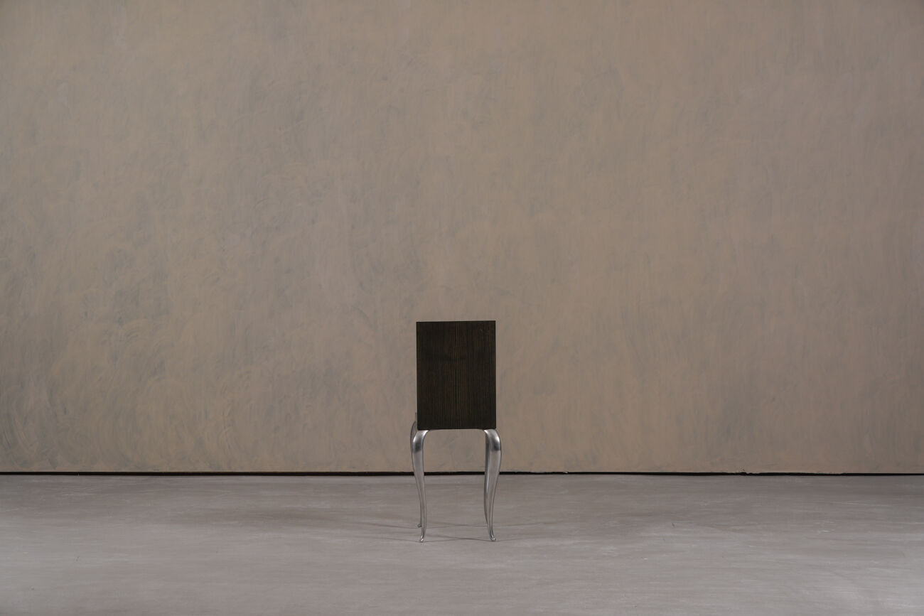 Chaise / table d'appoint Lola Mundo par Philippe Starck pour Driade, Italie, années 1980.