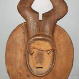 African lunar baoule mask or klé klé (ivory coast)