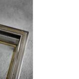 Vintage Mid Century Modern Coffee Table with Glass Case by Maison Jansen