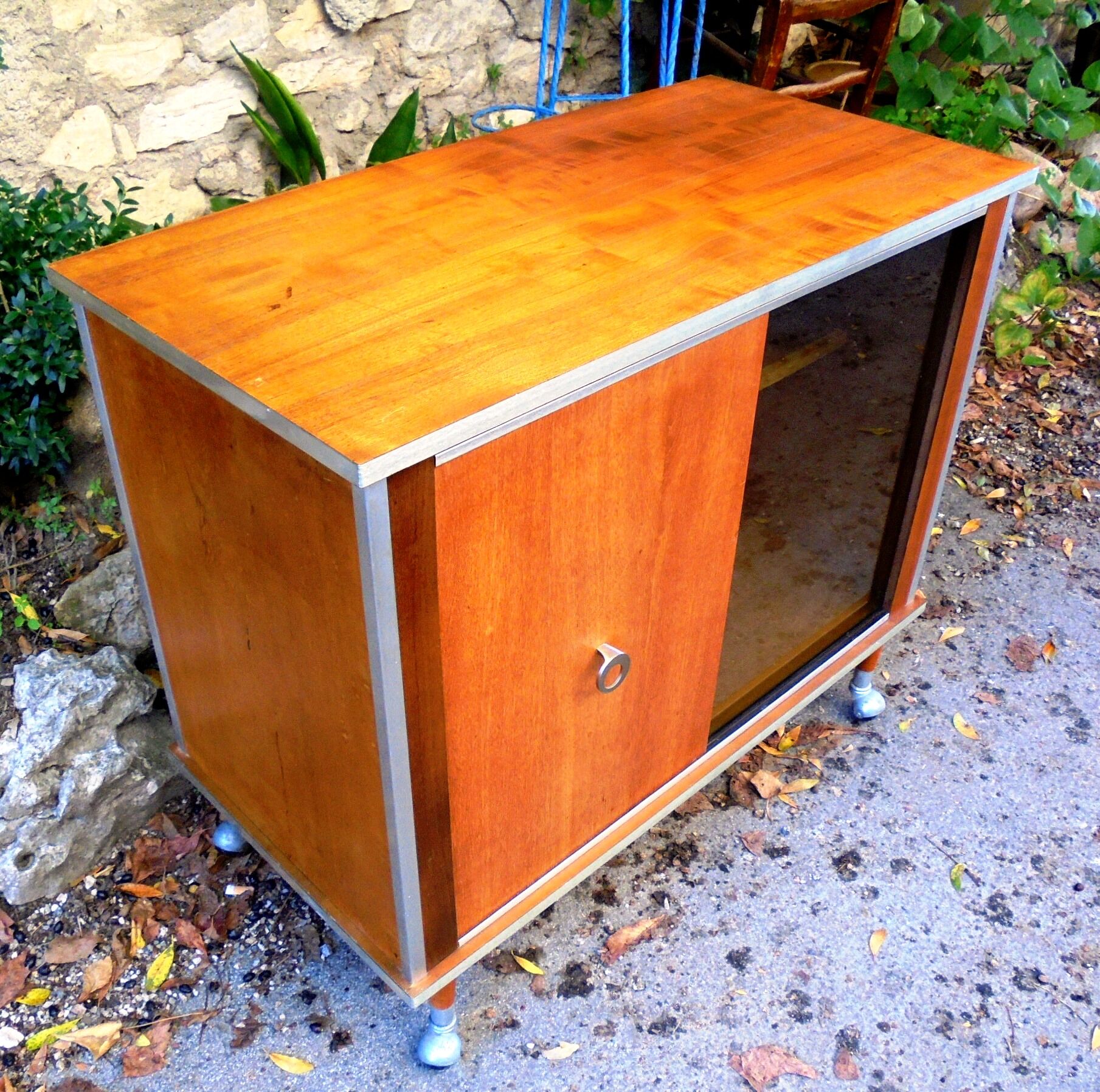 Vintage bar on wheels