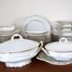 Porcelain plates for 12 people 48 pieces
