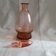 Art deco 1960s pink glass carafe