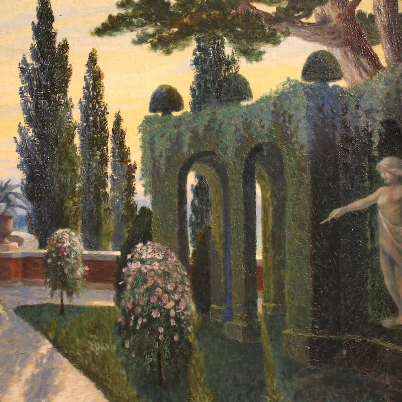 Italian landscape painting from the first half of the 20th century