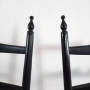 Pair of chiavarine chairs 40/50s high backrest