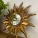 Convex mirror in the shape of a sun