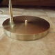 Modernist brass floor lamp deknudt 1970 vintage