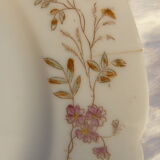 10 assiettes dessert porcelaine xixème