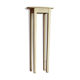 Old off-white wooden side table