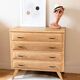 Commode vintage 50/60 rénovée hêtre et pieds compas