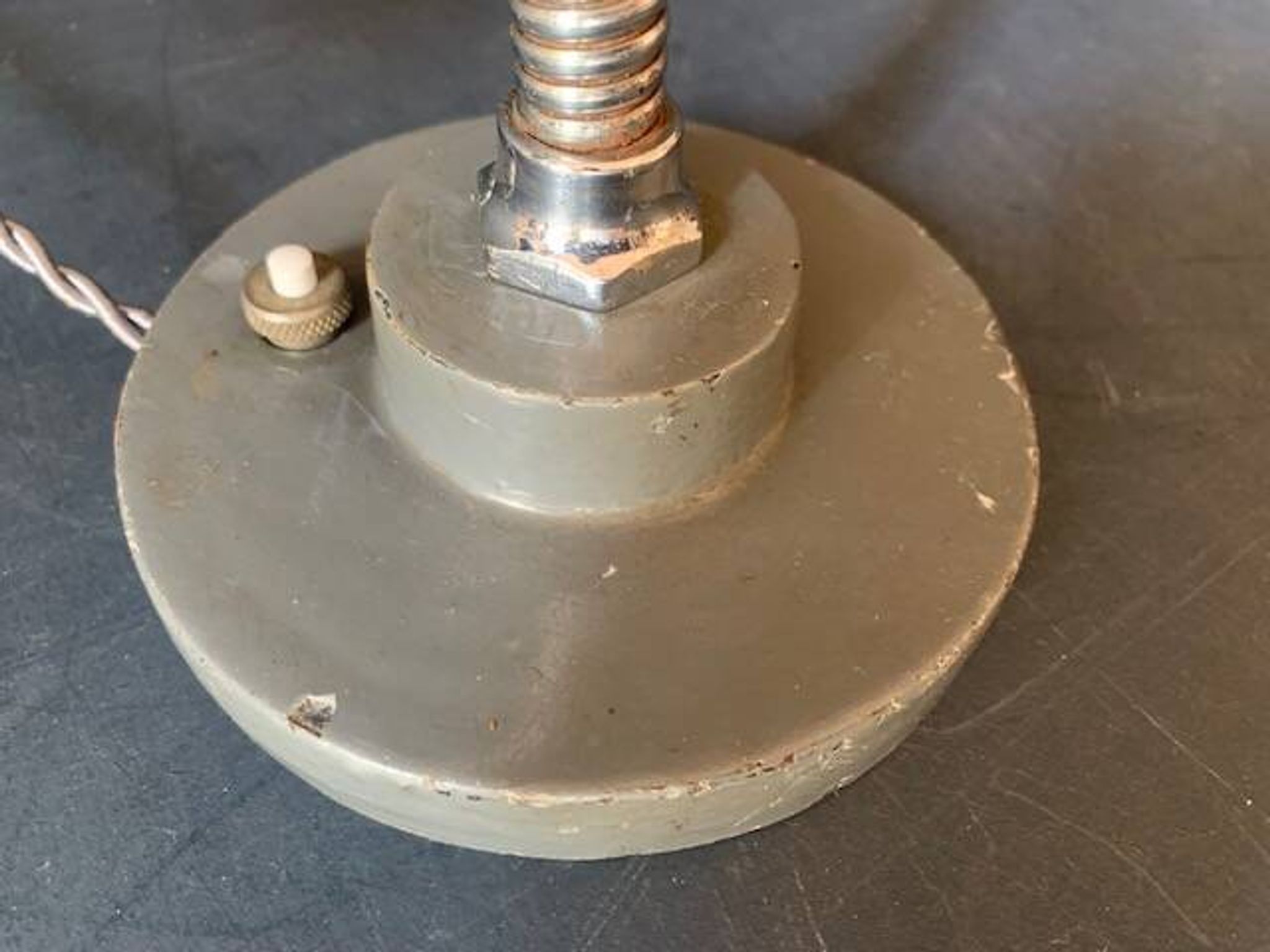 Lampe d'appoint en métal chromé Cogit, lampe Art Deco, industrielle, flexible