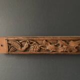 Haute époque wall frieze in carved walnut wood, 16th century