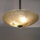 Art Deco metal and glass ceiling lamp
