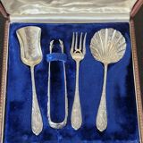 Silver mignardise service