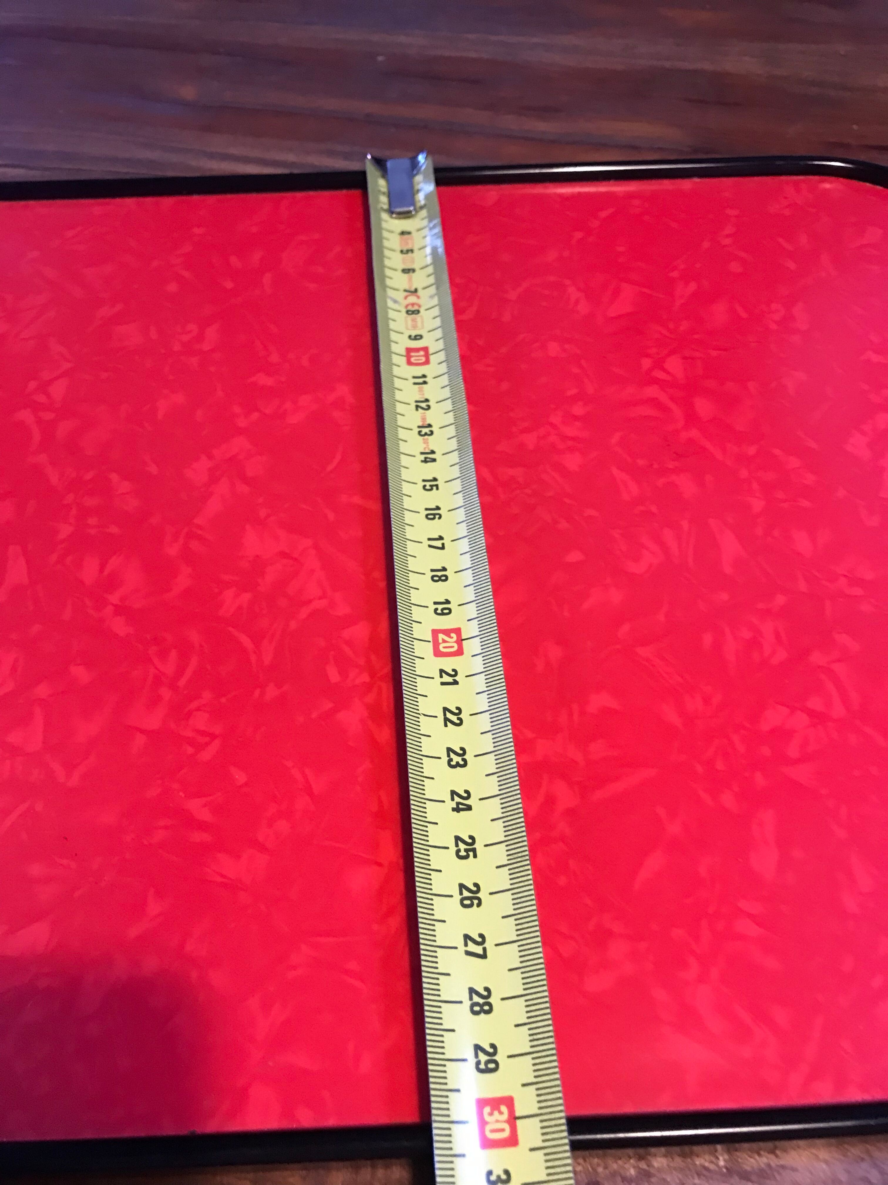 Red formica top