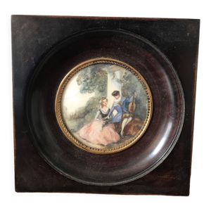 Miniature peinture scène