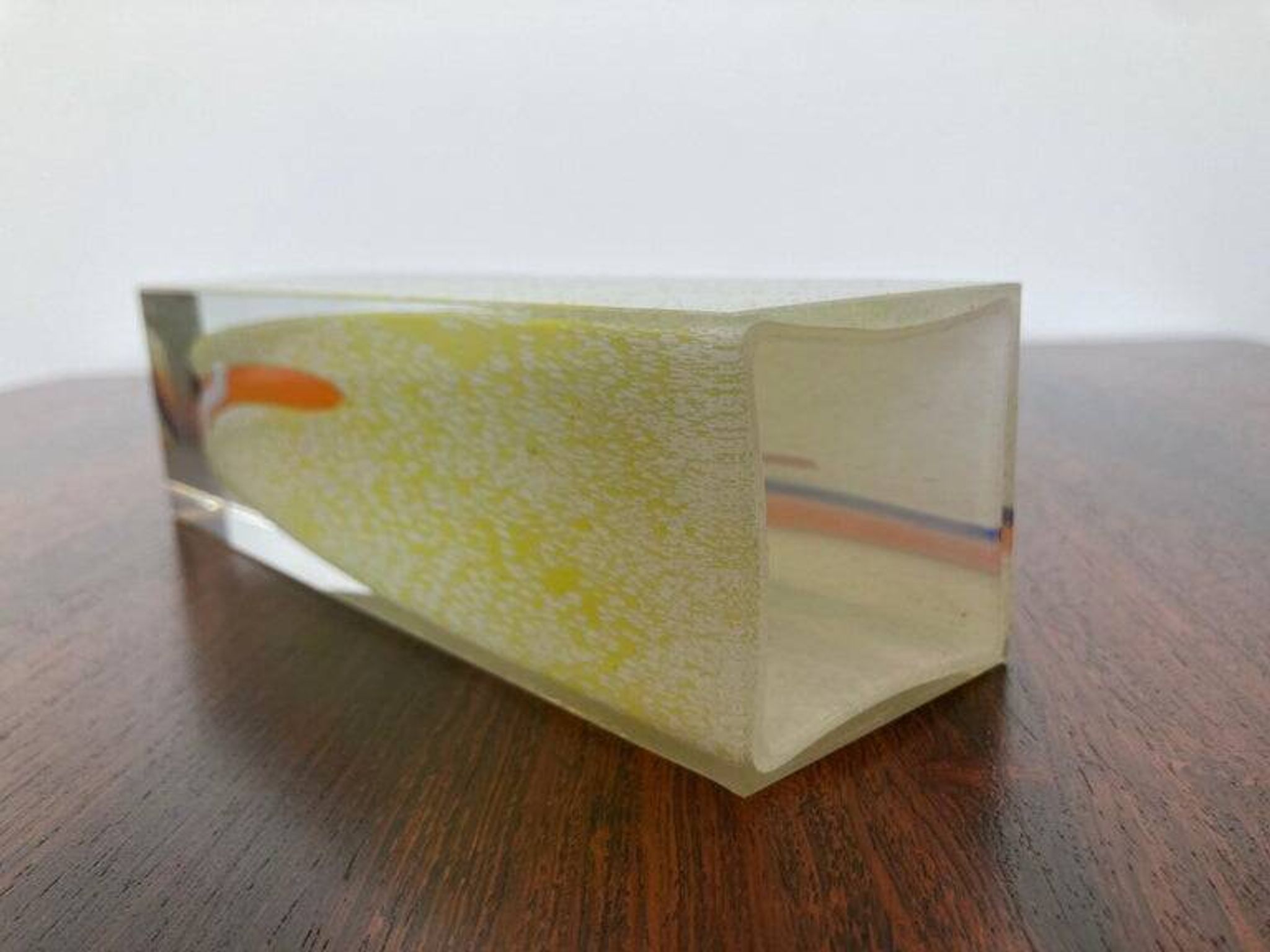 Vase en verre artistique de Murano, années 1970